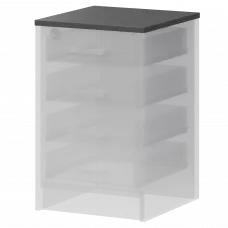 Крышка к приставным тумбам А-706.Ф Антрацит 730x450x22 Арго