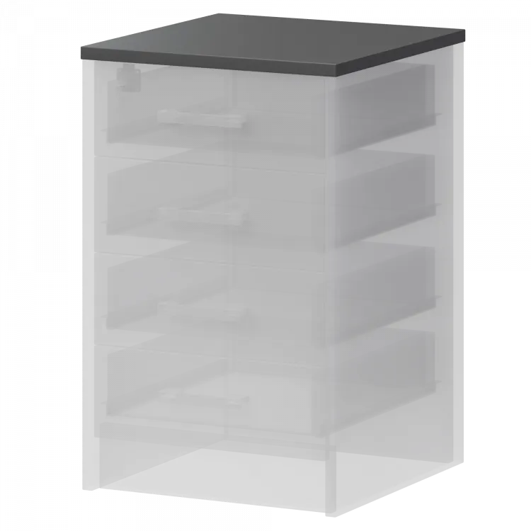 Крышка к приставным тумбам А-706.Ф Антрацит 730x450x22 Арго