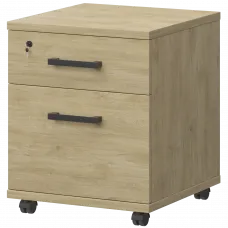 Тумба подкатная файловая НТ-330Ф.Ч Баттл Рок 446x445x583 Аргентум