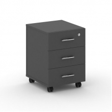 Fresco Тумба мобильная FRU.TM-2 Базальт UM/Хром 420*460*587