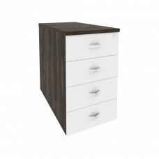 Onix Тумба приставная/опорная O.TPO-1.8 Дуб Мали/Белый Бриллиант 432*800*750