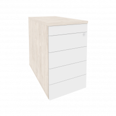 Onix Тумба приставная/опорная (TIP-ON) O.TPO-1.8 TIP Денвер Светлый/Белый Бриллиант 432*800*750