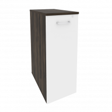 Onix Тумба высокая выдвижная приставная/опораная O.VTPO-7 Дуб Мали/Белый Бриллиант 432*720*1120
