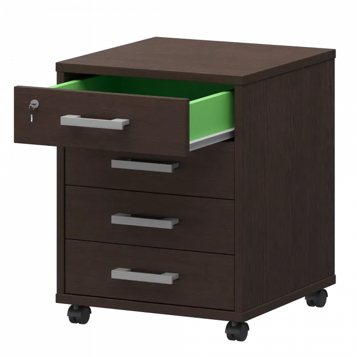 Тумба подкатная АТЛ-04 Дуб венге 440x450x600 Арго