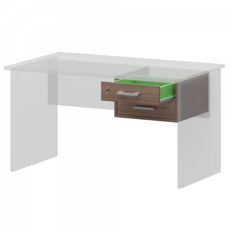 Тумба подвесная АТ-02 Темный шимо 430x450x280 Арго