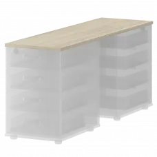 Топ единый для двух приставных тумб СМТ-4Т25-15 Кронберг 434x1496x25 Смарт