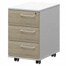 Тумба мобильная/подвесная левая KZT-61L Кронберг/Белый 416x568x648 Кортез