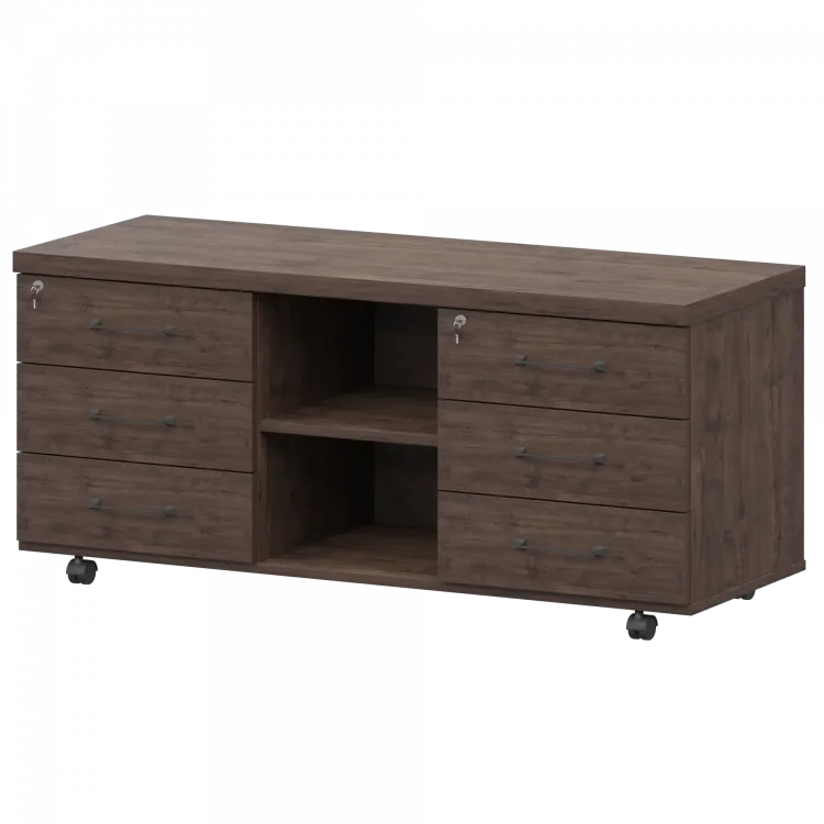 Греденция К-972 Дуб апрель 1200x446x600 Приоритет