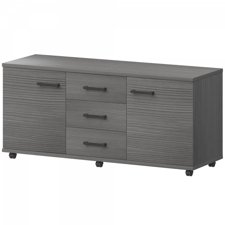 Греденция НТ-350.Ч Лиственница 1350x445x670 Аргентум