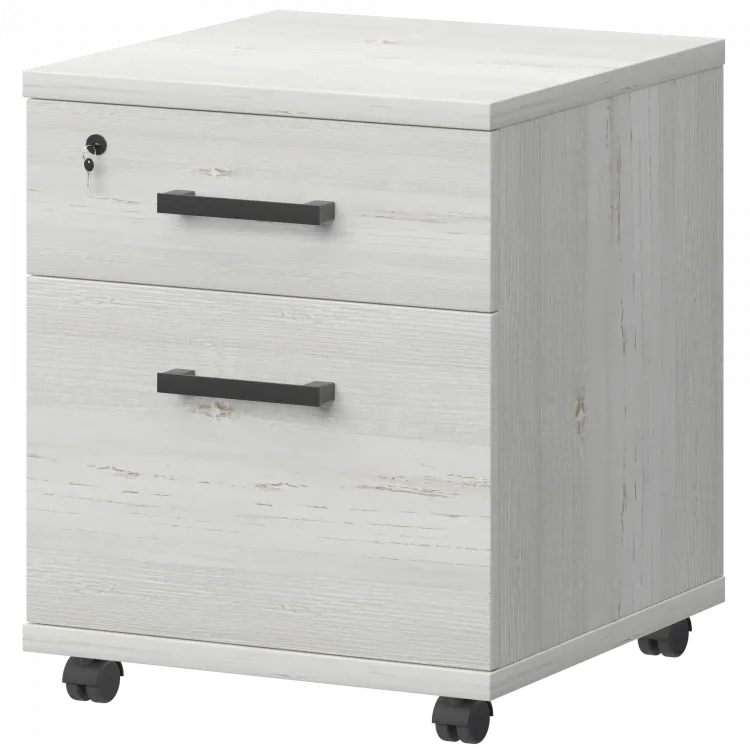 Тумба подкатная файловая НТ-330.ФЛ.Ч Сосна винтер 446x445x583 Аргентум