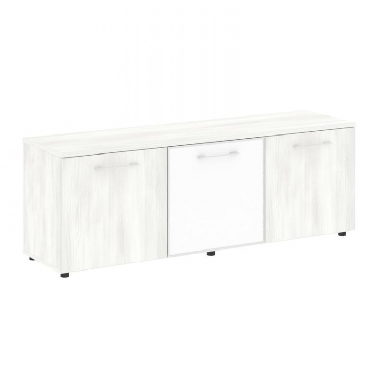 Yalta Тумба модульная LT.TS-3.4 white Снежная Патина/Стекло White 1642*450*580