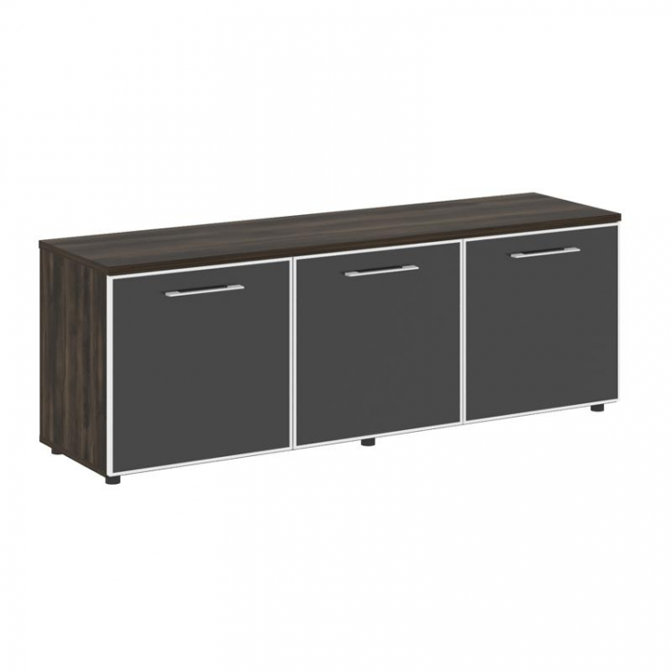 Yalta Тумба модульная LT.TS-3.5 black Дуб Мали/Стекло Black 1642*450*580