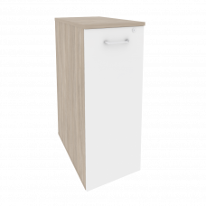 Onix Тумба высокая выдвижная приставная/опораная O.VTPO-7 Дуб Аттик/Белый Бриллиант 432*720*1120