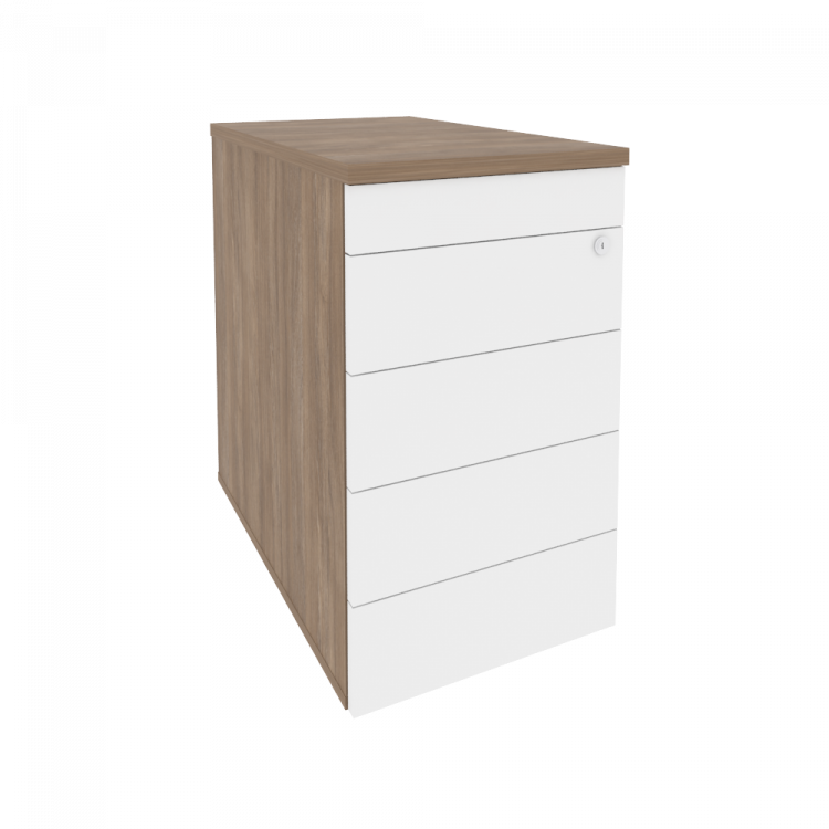 Onix Тумба приставная/опорная (TIP-ON) O.TPO-1.7 TIP Дуб Аризона/Белый Бриллиант 432*720*750