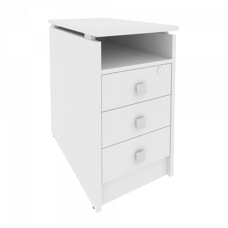 Style Тумба приставная с фолдингом Л.ТП-4.2F Белый 420*720*750