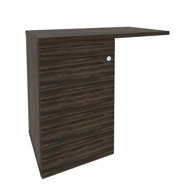 Onix Direct Тумба приставная (TIP-ON) (универсальная л/пр) O.TPU-4 TIP Дуб Мали 842*460*750