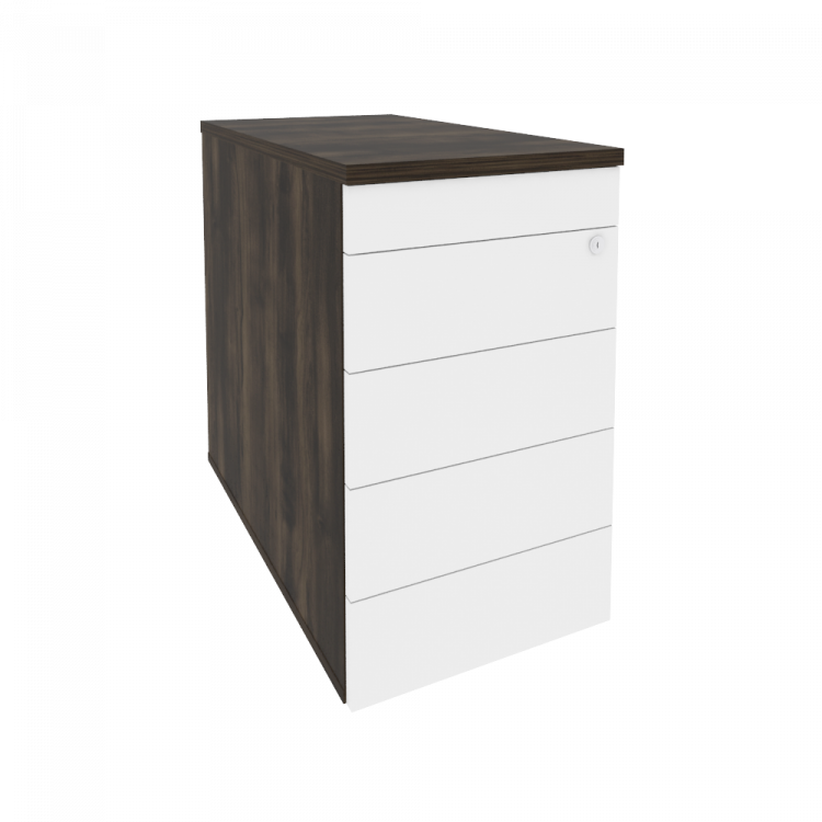 Onix Тумба приставная/опорная (TIP-ON) O.TPO-1.8 TIP Дуб Мали/Белый Бриллиант 432*800*750