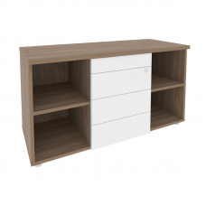 Onix Direct Тумба сервисная с ящиками TIP-ON O.TS-11 TIP Дуб Аризона/Белый Бриллиант 1100*460*598