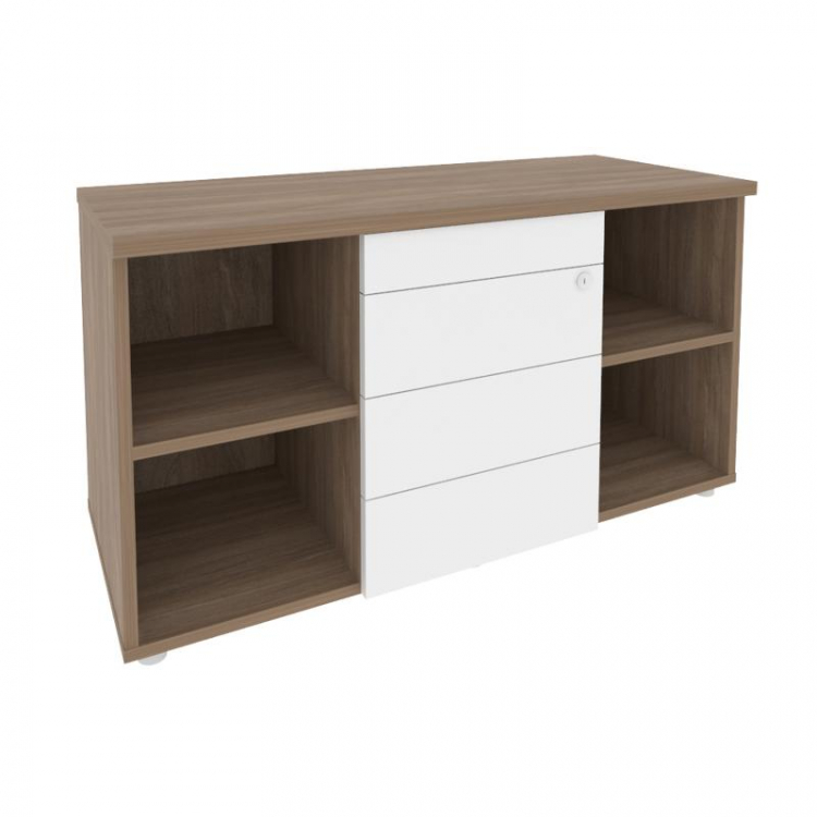 Onix Direct Тумба сервисная с ящиками TIP-ON O.TS-11 TIP Дуб Аризона/Белый Бриллиант 1100*460*598