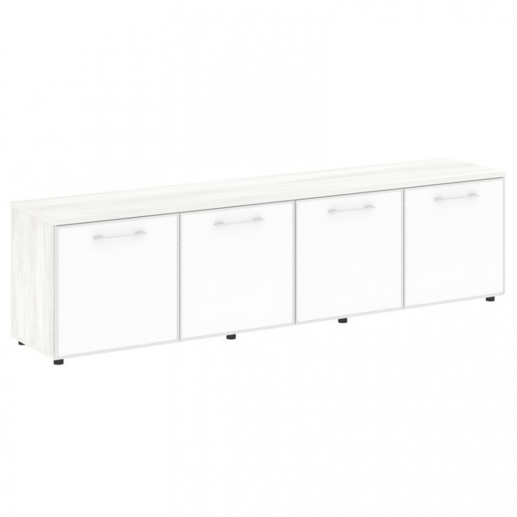 Yalta Тумба модульная LT.TS-4.6 white Снежная Патина/Стекло White 2188*450*580