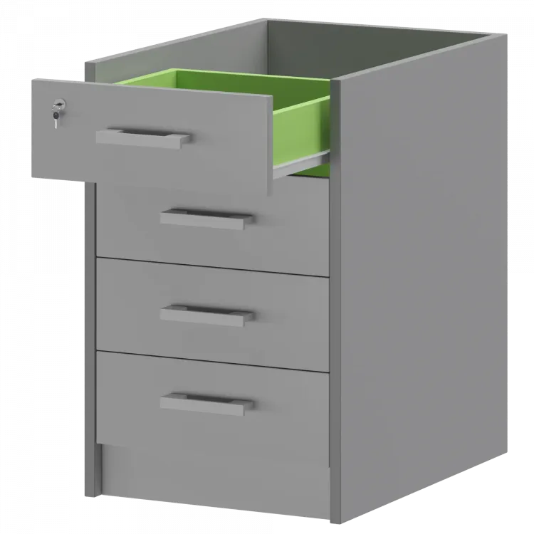 Корпус тумбы приставной АТ-07 Серый 440x600x740 Арго