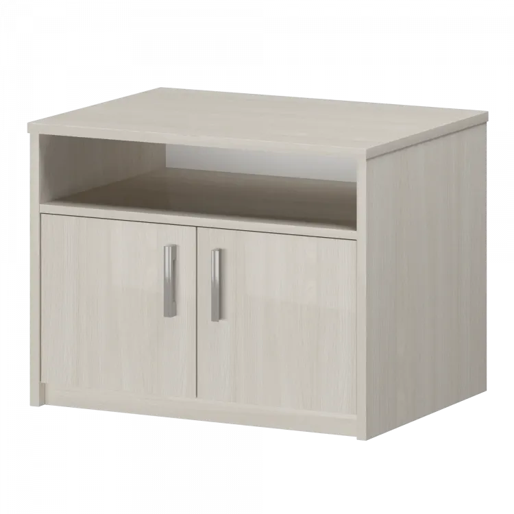 Тумба под оргтехнику АТ-10 Ясень шимо 800x600x600 Арго