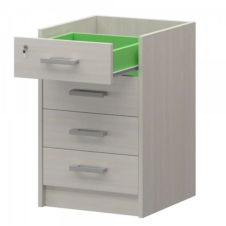 Корпус тумбы приставной АТ-05 Ясень шимо 440x450x740 Арго