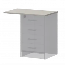 Крышка к приставным тумбам А-706.Ф Ясень шимо 730x450x22 Арго