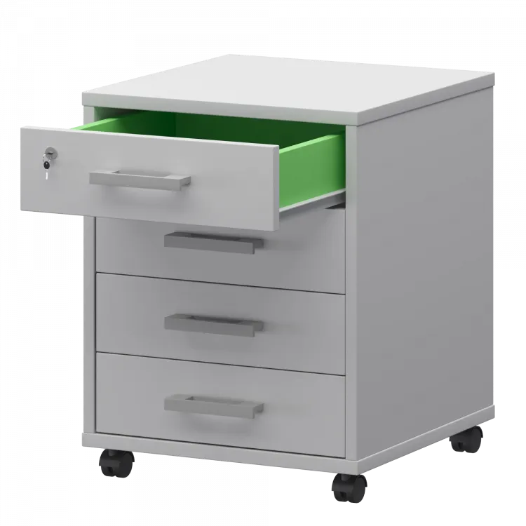 Тумба подкатная АТЛ-04 Белый 440x450x600 Арго