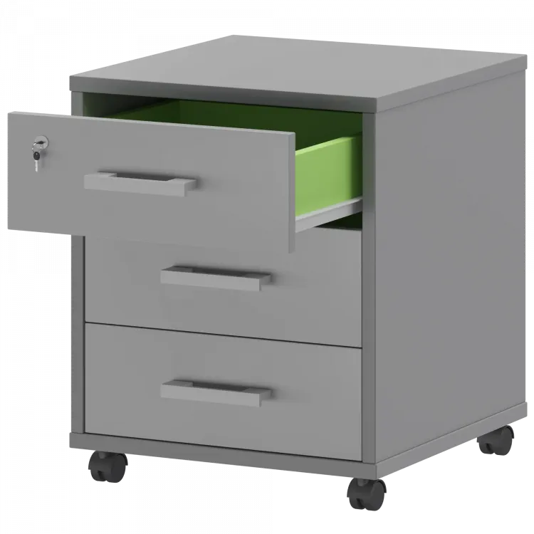 Тумба подкатная АТЛ-03 Серый 440x450x580 Арго