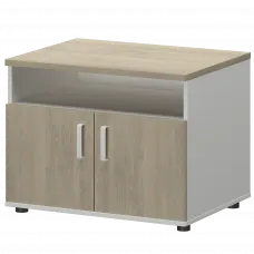 Тумба для оргтехники СМТ-2ДН Тип2 Белый/Кронберг 800x600x625 Смарт