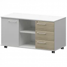 Креденция правая KZT-62R Кронберг/Белый 1200x568x648 Кортез