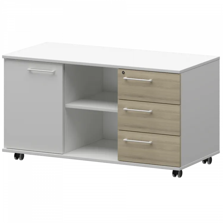 Креденция правая KZT-62R Кронберг/Белый 1200x568x648 Кортез