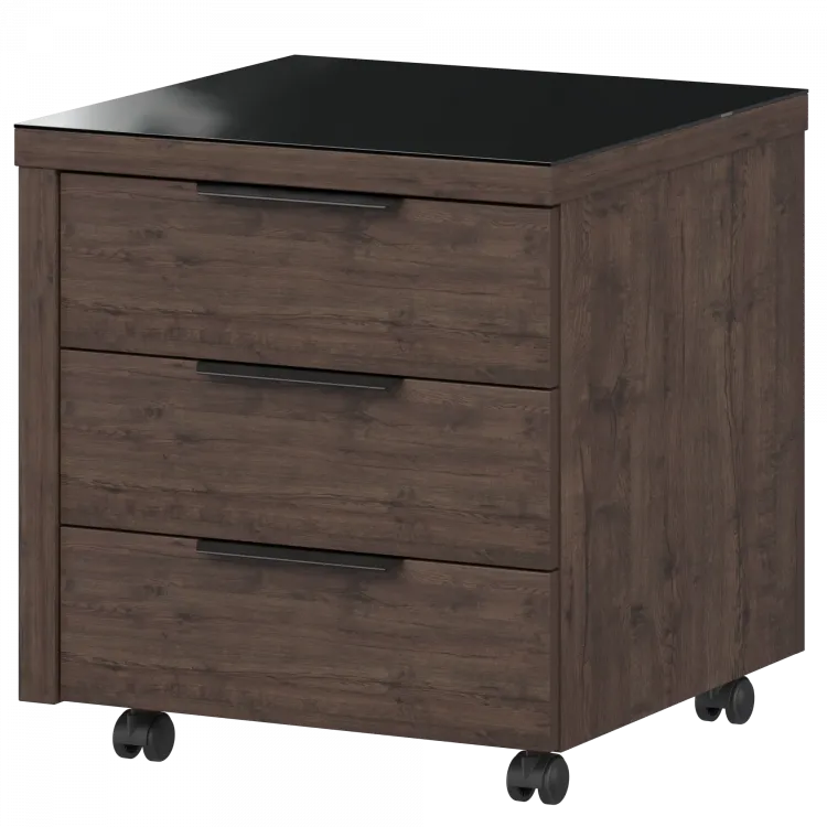 Тумба мобильная КТ-61.38 Дуб апрель 534x534x632 Акцент