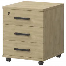 Тумба подкатная НТ-330.Ч Баттл Рок 446x445x583 Аргентум