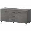 Греденция НТ-350.60.Ч Лиственница 1346x442x603 Аргентум