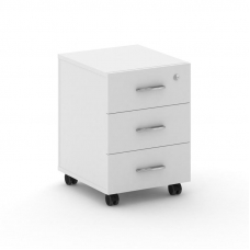 Fresco Тумба мобильная FRU.TM-2 Белый Бриллиант UM/Хром 420*460*587