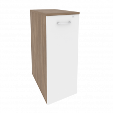Onix Тумба высокая выдвижная приставная/опораная O.VTPO-7 Дуб Аризона/Белый Бриллиант 432*720*1120