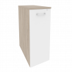 Onix Тумба высокая выдвижная приставная/опорная O.VTPO-8 Дуб Аттик/Белый Бриллиант 432*800*1120