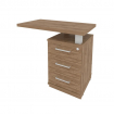 First Тумба приставная с топом правая KTP-1 (R) Дуб Табак 900*500*765 First Тумба приставная с топом правая KTP-1 (R) Дуб Табак 900*500*765