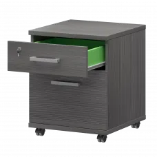 Тумба файловая подкатная НТ-330.ФЛ Лиственница 430x442x583 Аргентум