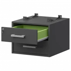 Тумба подвесная для столов на м/каркасе АМТ2-02Ц.60 Антрацит/Антрацит 432x470x360 Арго-М