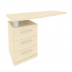 First Тумба приставная с топом левая KTP-2 (L) Клен 1300*500*765