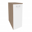 Onix Тумба высокая выдвижная приставная/опорная O.VTPO-8 Дуб Аризона/Белый Бриллиант 432*800*1120