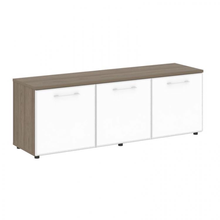 Yalta Тумба модульная LT.TS-3.5 white Вяз Благородный/Стекло White 1642*450*580