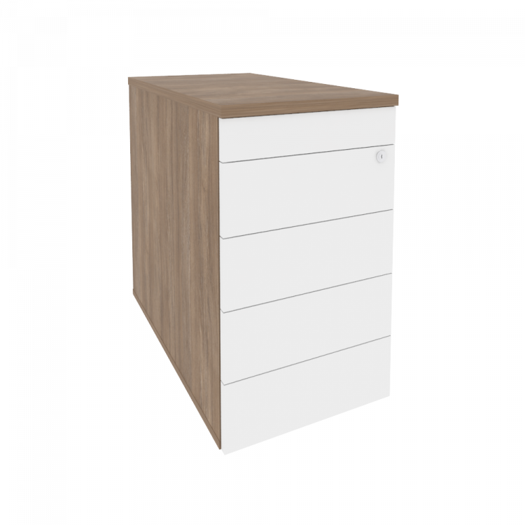 Onix Тумба приставная/опорная (TIP-ON) O.TPO-1.8 TIP Дуб Аризона/Белый Бриллиант 432*800*750