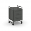 Rift Direct Тумба мобильная RF.TMR-001 Антрацит/Металл Антрацит/Черный Ручки 424*500*680