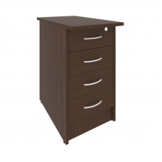Riva Тумба приставная с фолдингом (4 ящика, с замком) А.ТП-4.2F-S Венге Цаво 412*720*750