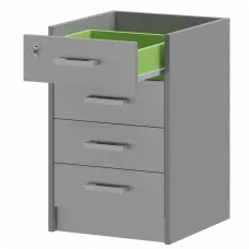 Корпус тумбы приставной АТ-05 Серый 440x450x740 Арго