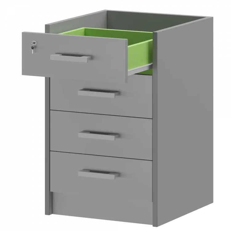 Корпус тумбы приставной АТ-05 Серый 440x450x740 Арго